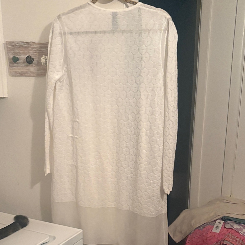 MarlaWynne White Sweater Cardigan Set - Picture 6 of 6